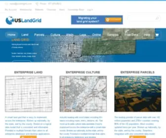 Uslandgrid.com(Land Grid Data) Screenshot