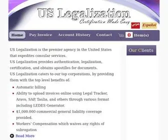 Uslegalization.com(US Legalization) Screenshot