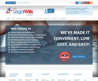 Uslegalwills.com(Write Your Will) Screenshot
