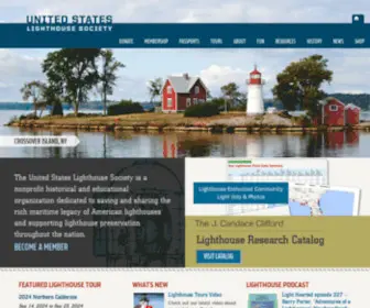 USLHS.com(US Lighthouse Society) Screenshot