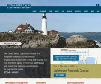 USLHS.org(US Lighthouse Society) Screenshot