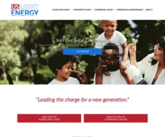 Uslightenergy.com(Solar power) Screenshot