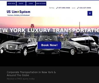 Uslimosystem.com(New York (NYC) Chauffeured Ground Transportation) Screenshot