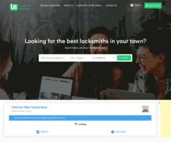 Uslocksmithdirectory.com(US Locksmith Directory) Screenshot