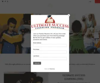 Uslptutoring.com(Ultimate Success Learning) Screenshot