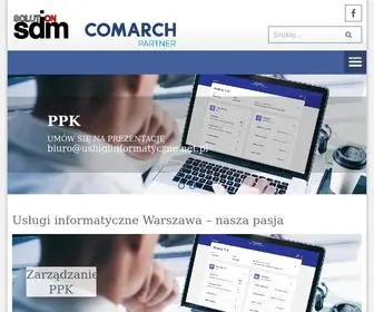 Uslugiinformatyczne.net.pl(Usługi informatyczne Warszawa) Screenshot