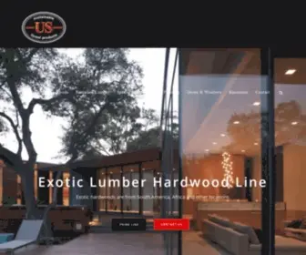 Uslumberbrokers.com(A Unique Premium and Specialty Lumber Company) Screenshot