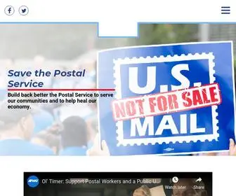 Usmailnotforsale.org(It's yours) Screenshot