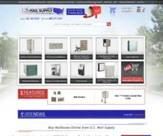 Usmailsupply.com(Buy Mailboxes Online) Screenshot