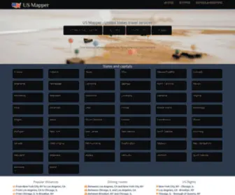 Usmapper.com(US Mapper) Screenshot