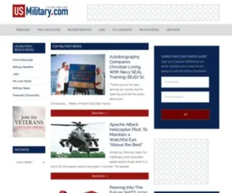 Usmarines.com(Military and Veteran Benefits) Screenshot