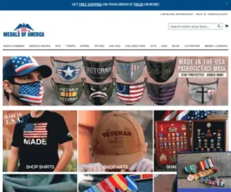 Usmedals.com(Military Service Awards & Apparel) Screenshot