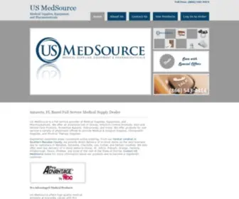 Usmedsource.com(US MedSource) Screenshot