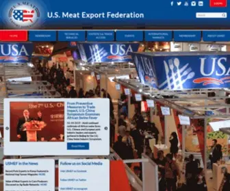 Usmef.org(Meat Export Federation) Screenshot