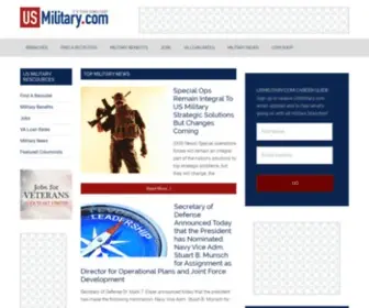 Usmilitary.com(Military and Veteran Benefits) Screenshot