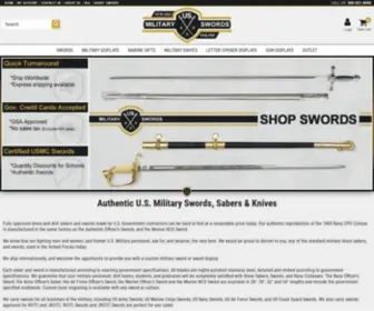 Usmilitaryswordsonline.com(US Military Swords Online) Screenshot