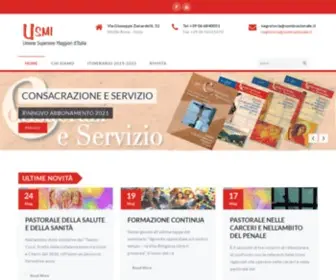 Usminazionale.it(Unione Superiore Maggiori d'Italia) Screenshot