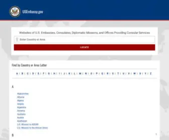 Usmission.gov(The mission of the United States Embassy) Screenshot