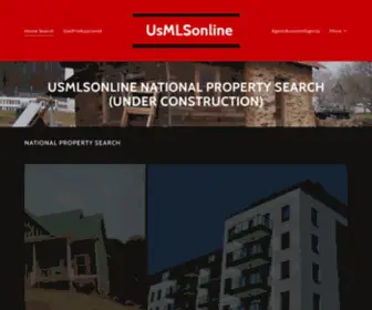 Usmlsonline.com(Home Search) Screenshot