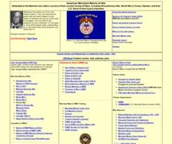 USMM.org(American Merchant Marine at War) Screenshot