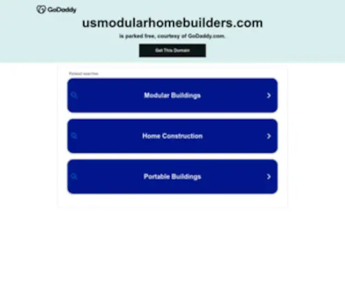 Usmodularhomebuilders.com(USModular Inc) Screenshot