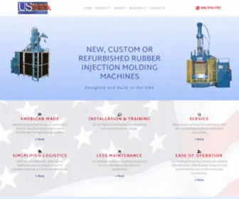 Usmolding.com(Rubber Injection Molding Machines) Screenshot