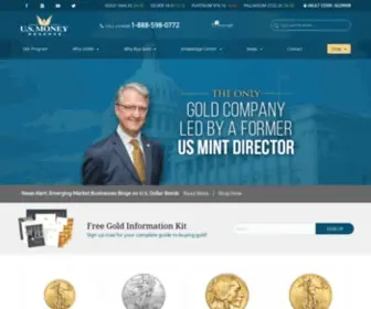 Usmoneyreserve.com(U.S. Money Reserve) Screenshot