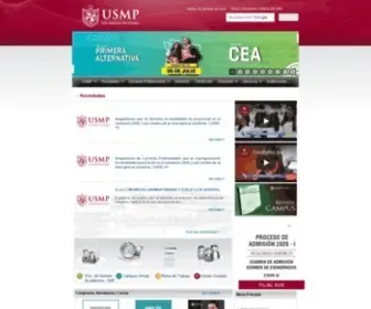 USMP.edu.pe(Universidad) Screenshot