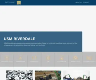 Usmriverdale.com(USM Riverdale) Screenshot