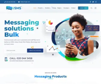 USMSGH.com(Bulk SMS Gateway & Email Marketing Platform) Screenshot