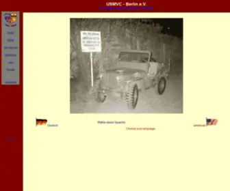 USMVC.de(U.S.Military Vehicle Collectors) Screenshot
