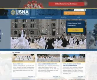 Usna.edu(United States Naval Academy) Screenshot