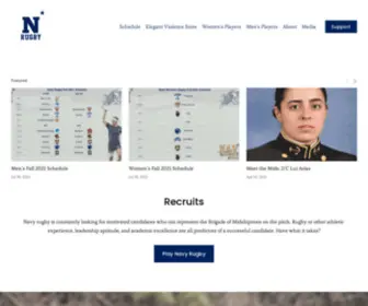 Usnarugby.com(Navy Rugby) Screenshot