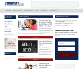 Usnavy.com(Military and Veteran Benefits) Screenshot
