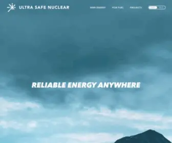 USNC.com(Ultra Safe Nuclear Corporation) Screenshot