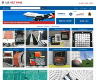 Usnetting.com(Netting and nets) Screenshot