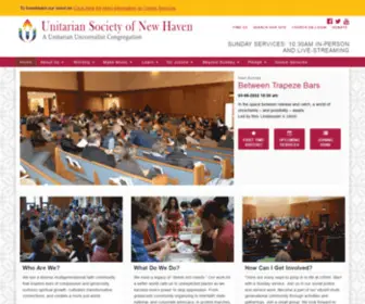 USNH.org(The Unitarian Society of New Haven) Screenshot