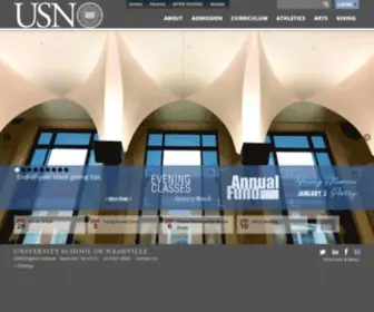USN.org(University School of Nashville) Screenshot
