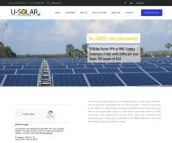 Usolar.in(A Clean Energy Enterprise) Screenshot