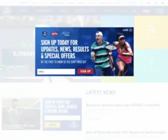 Usopenseries.com(US Open Series) Screenshot