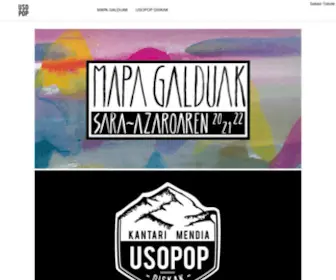 Usopop.com(Festibala & Diskak) Screenshot