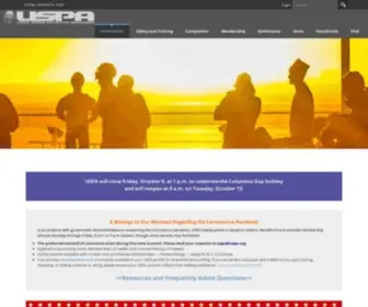 Uspa.org(The united states parachute association) Screenshot