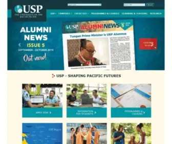 USP.ac.fj(University of the South Pacfic) Screenshot