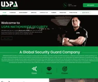 Uspasecurity.com(USPA Nationwide Security) Screenshot