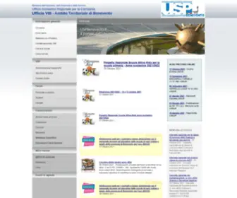 Uspbenevento.it(Benvenuti nel sito internet dell'ufficio scolastico provinciale di benevento) Screenshot