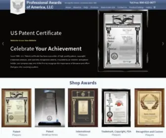 USPC.com(Patent Awards) Screenshot
