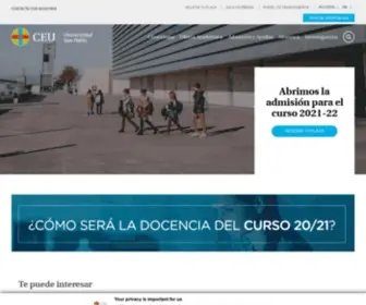 Uspceu.es(Universidad CEU San Pablo) Screenshot
