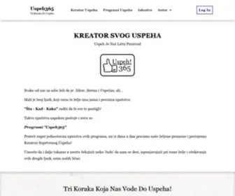 Uspeh365.com(Aktivirajte Svoje Prave Potencijale) Screenshot