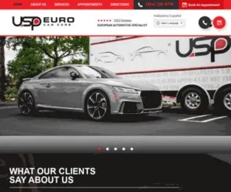 Uspeurocarcare.com(USP Euro Car Care) Screenshot