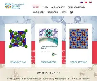 Uspex-Team.org(USPEX) Screenshot